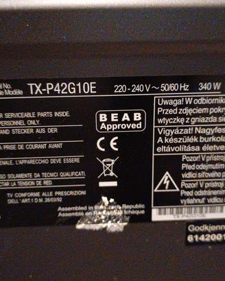 TV a plasma Panasonic 