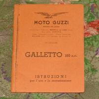 USO E MANUTENZIONE GUZZI GALLETTO 160 RISTAMPA