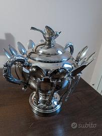 Zuccheriera Marlboro vintage con 12 cucchiaini