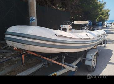 Gommone nuova marine 430+ motore 25cv mercury