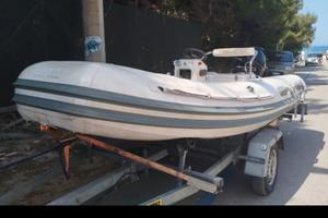 Gommone nuova marine 430+ motore 25cv mercury