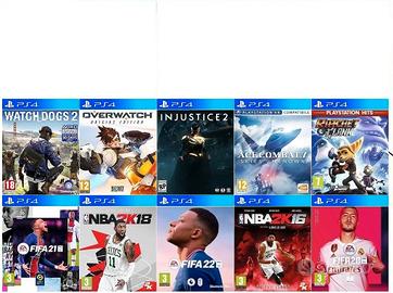 Lotto 10 Giochi PS4