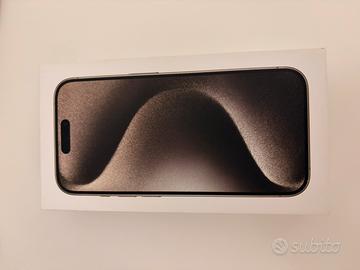 Iphone 15 pro 256gb natural titanium