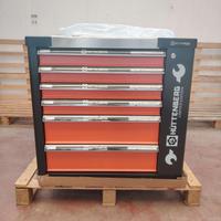 63A CARRELLO OFFICINA HUTTENBERG CON UTENSILI DI C