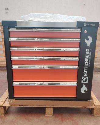 63A CARRELLO OFFICINA HUTTENBERG CON UTENSILI DI C