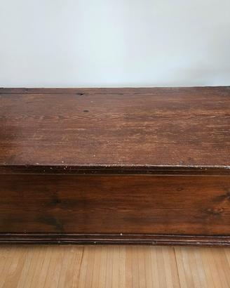 Antica cassapanca legno stile rustico/arte povera