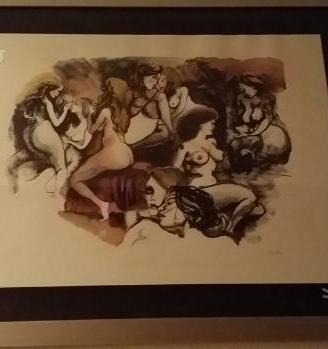 Fotoserigrafia di Guttuso Renato