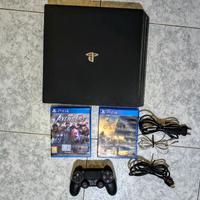 Ps4 Pro 1TB con controller e due giochi