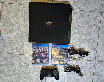 Ps4 Pro 1TB con controller e due giochi
