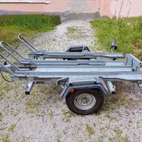 Rimorchio leggero per trasporto moto