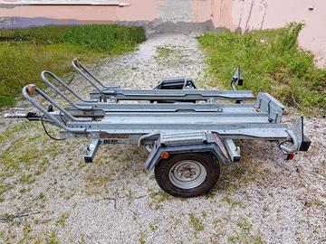 Rimorchio leggero per trasporto moto