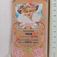 Antico calendarietto dei barbieri 1909