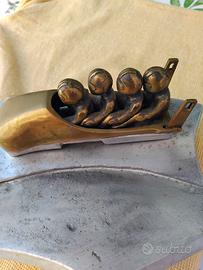 Scultura  ottone e alluminio
