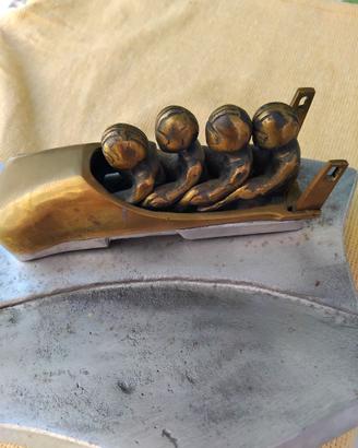 Scultura  ottone e alluminio
