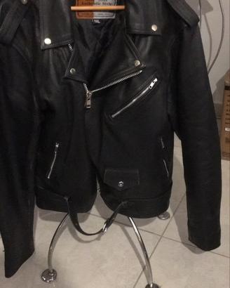 Giacca di pelle da motociclista