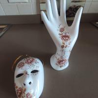 maschera e porta anelli 