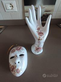 maschera e porta anelli 