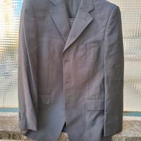 Completo Uomo Nero Gessato