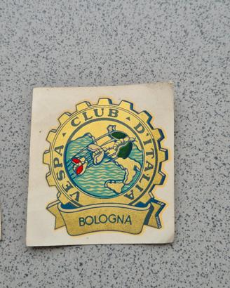 vespa club Bologna decal decalcomania originale 