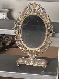 Speccho da tavolo da toeletta antico