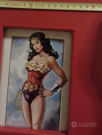 Cornice rossa lucida