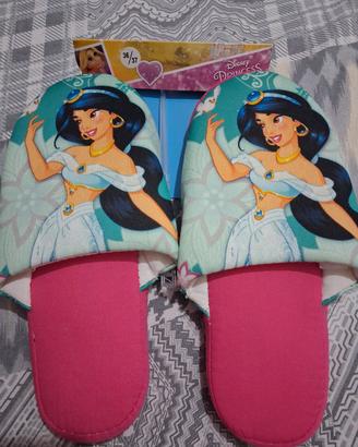 pantofole ciabatte Disney Princess Jasmine nuove