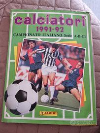 Album calciatori panini anno 1991/92