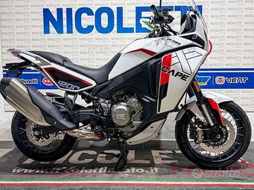 Moto Morini X-Cape 1200 Arctic White Tris Valigie 