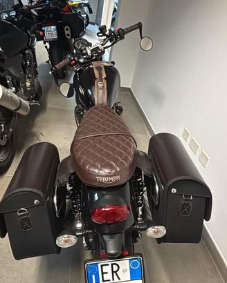 Sella e borse laterali street twin bonneville