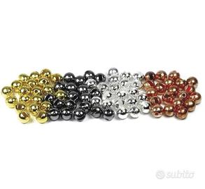 100 perline tungsteno mosche artificiali pesca