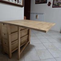 Tavolo pieghevole Ikea in legno