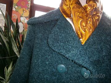 Cappotto Sartoriale da donna anni '50 lana t.46