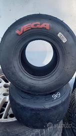 Gomme kart Vega rosse per mini