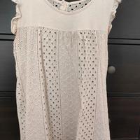 Canotta pizzo sangallo