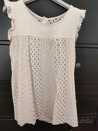 Canotta pizzo sangallo