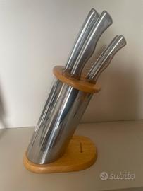 Ceppo con set coltello marca Brandani