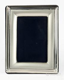 Cornice da tavolo argentata cm 13x10,