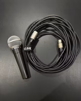 Shure SM58 + Cavo Professional XLR Klotz 8m