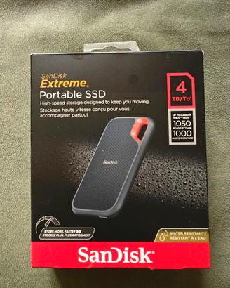 SanDisk Extreme Portable SSD da 4 TB