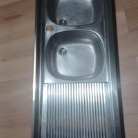 Lavello 2 vasche e gocciolatoio