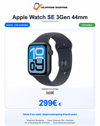 Apple Watch SE 3Gen 44mm Nuovo