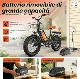 🚲 BICICLETTA ELETTRICA KICKWEY