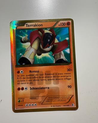 Terrakion Secret Rare 151/149 Oro 2012