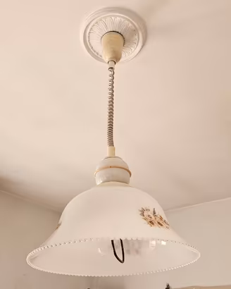 Lampadario vintage anni 70/80 a campana