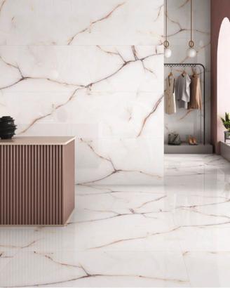 Gres porcellanato marmo lucido Paonazzetto 60x120