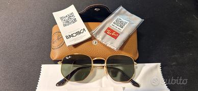 Ray-Ban RB3548N Hexagonal Flat Lenses