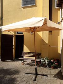 Ombrellone da Giardino in legno.