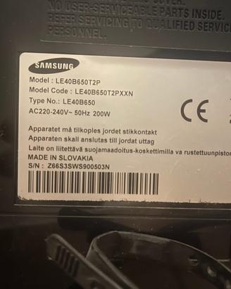 Televisore Samsung