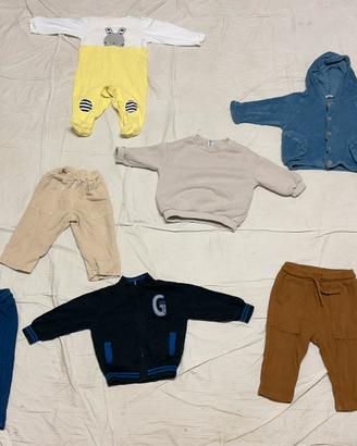Abbigliamento invernale per bimbo taglia 9-12 mesi