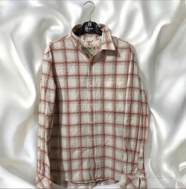 Camicia Timberland bianca con righe,Taglia M